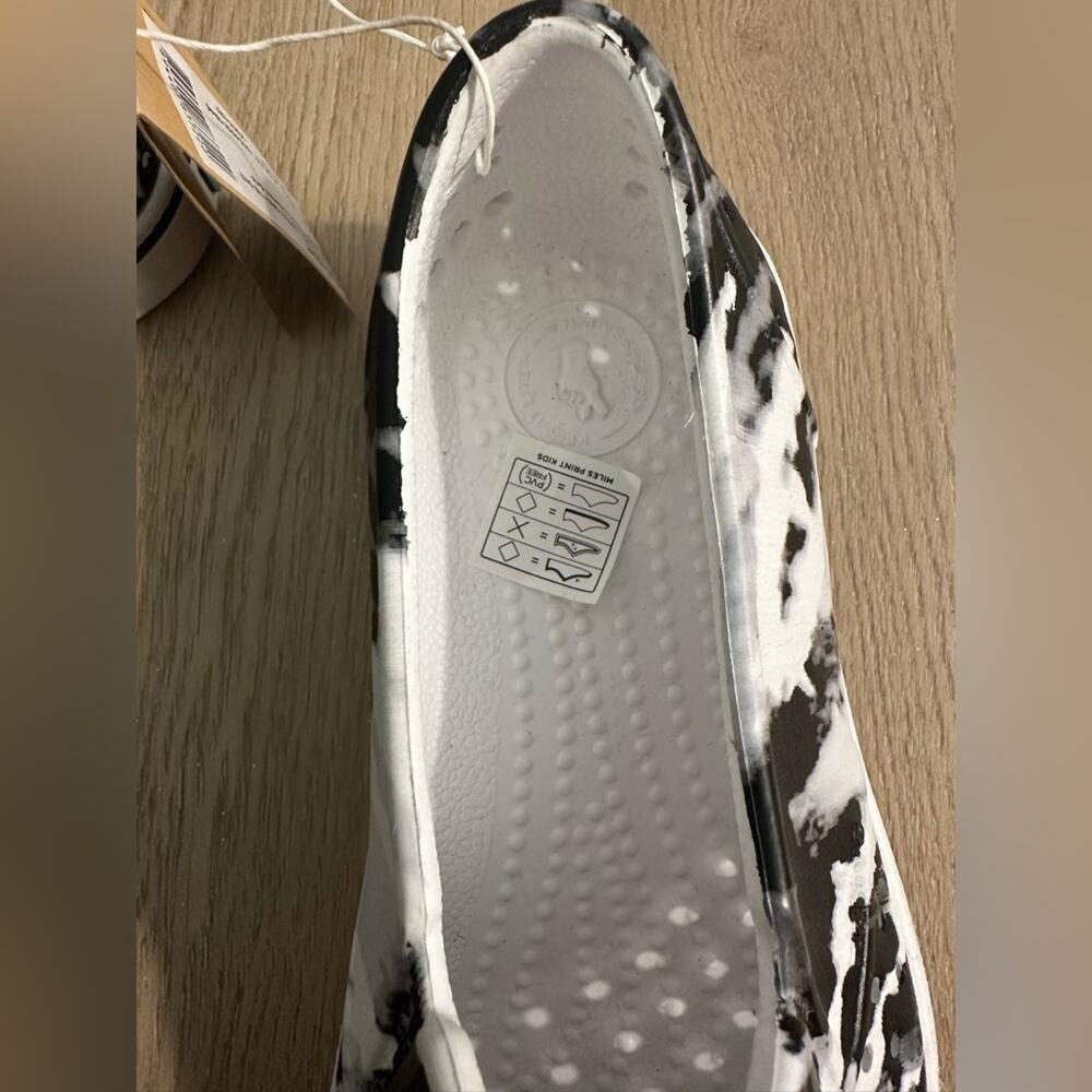 NWT Kids Sz J3 Native Jefferson Print - Shell White / Grey Tie Dye - Picture 5 of 9